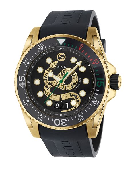 gucci snake watch men